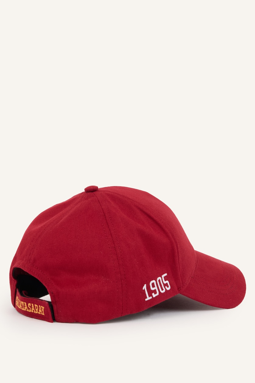 Erkek Çocuk - Genç Erkek Kırmızı Galatasaray Etiketli Cap Şapka Erkek Çocuk