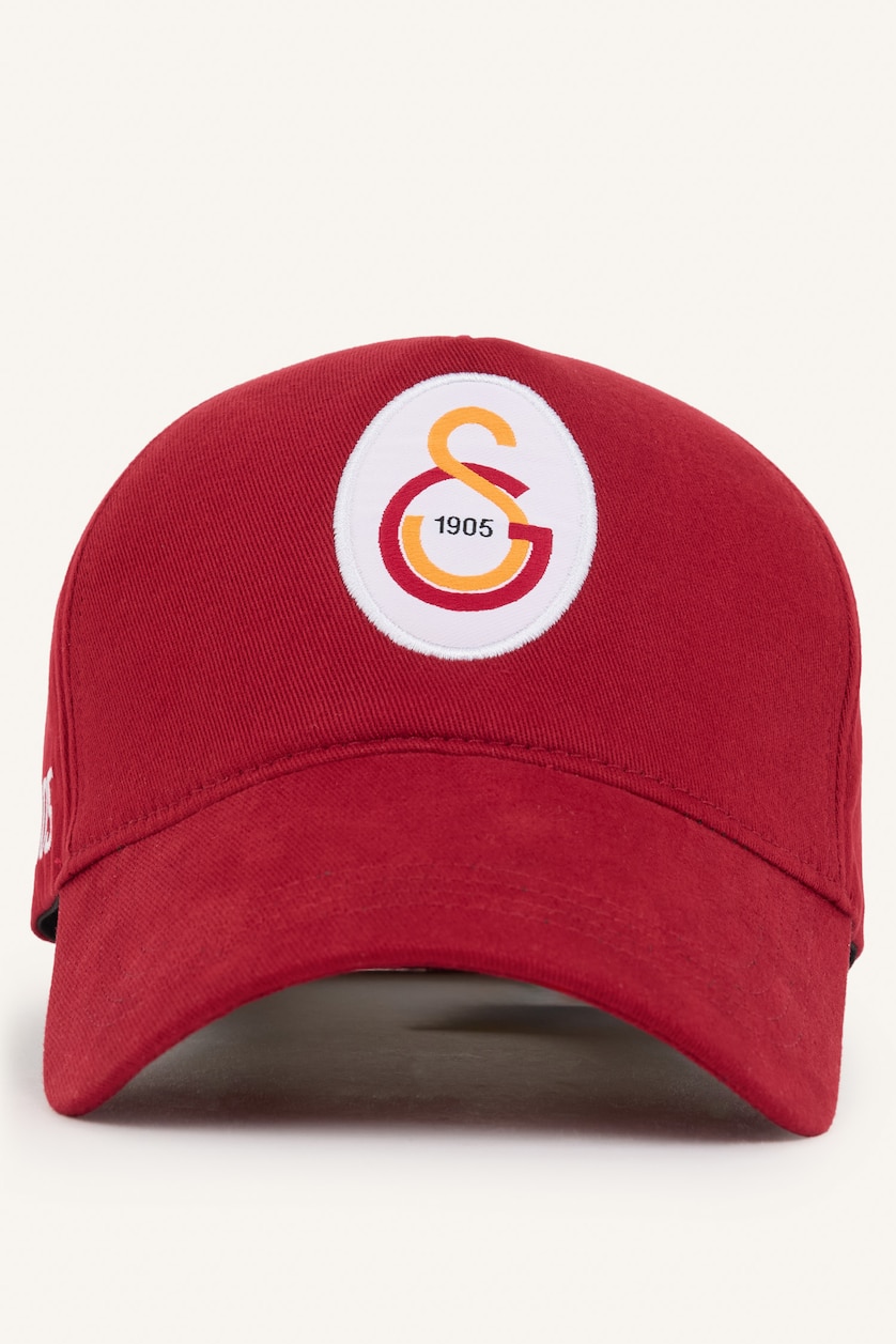 Erkek Çocuk - Genç Erkek Kırmızı Galatasaray Etiketli Cap Şapka Erkek Çocuk