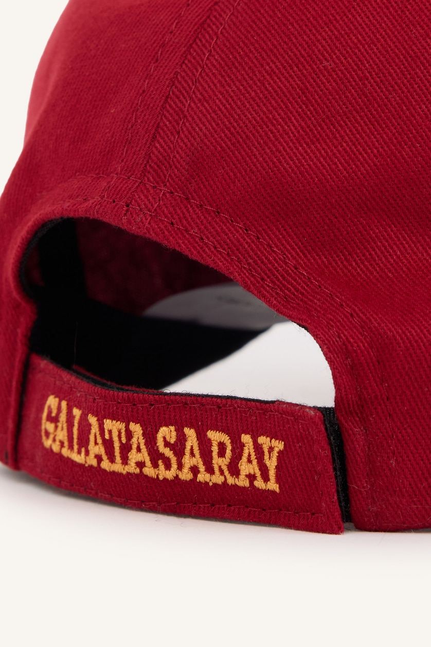 Erkek Çocuk - Genç Erkek Kırmızı Galatasaray Etiketli Cap Şapka Erkek Çocuk
