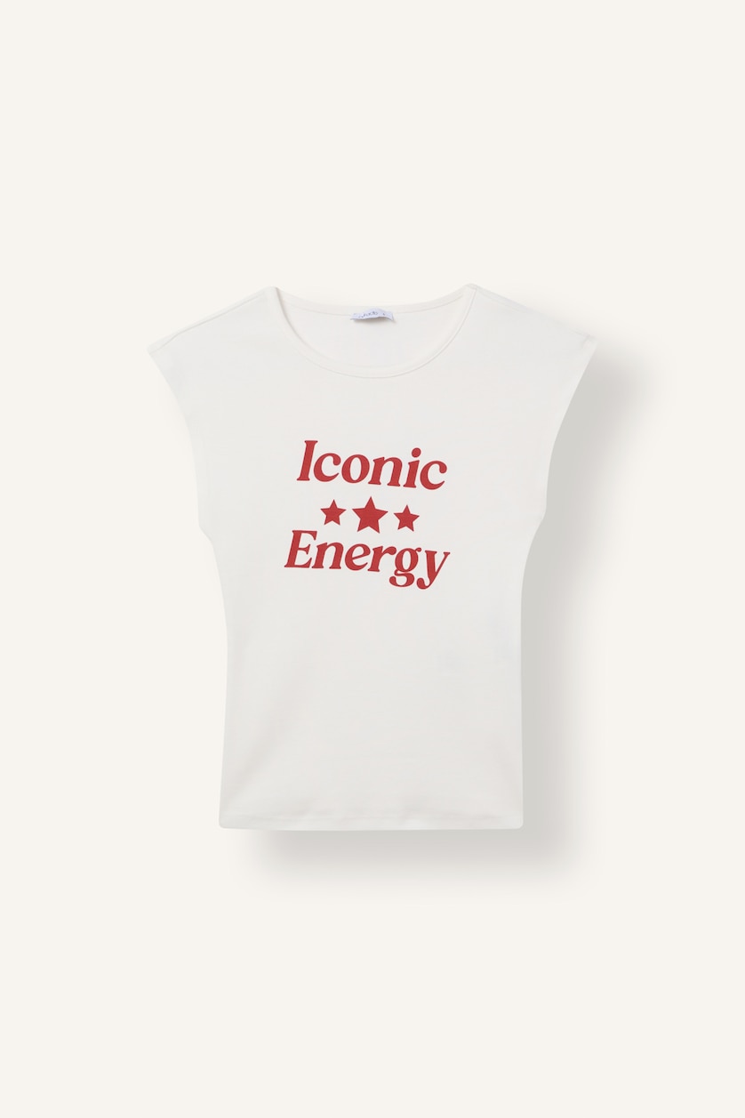 Women White Slim Fit Ribana Short Sleeve T-Shirt