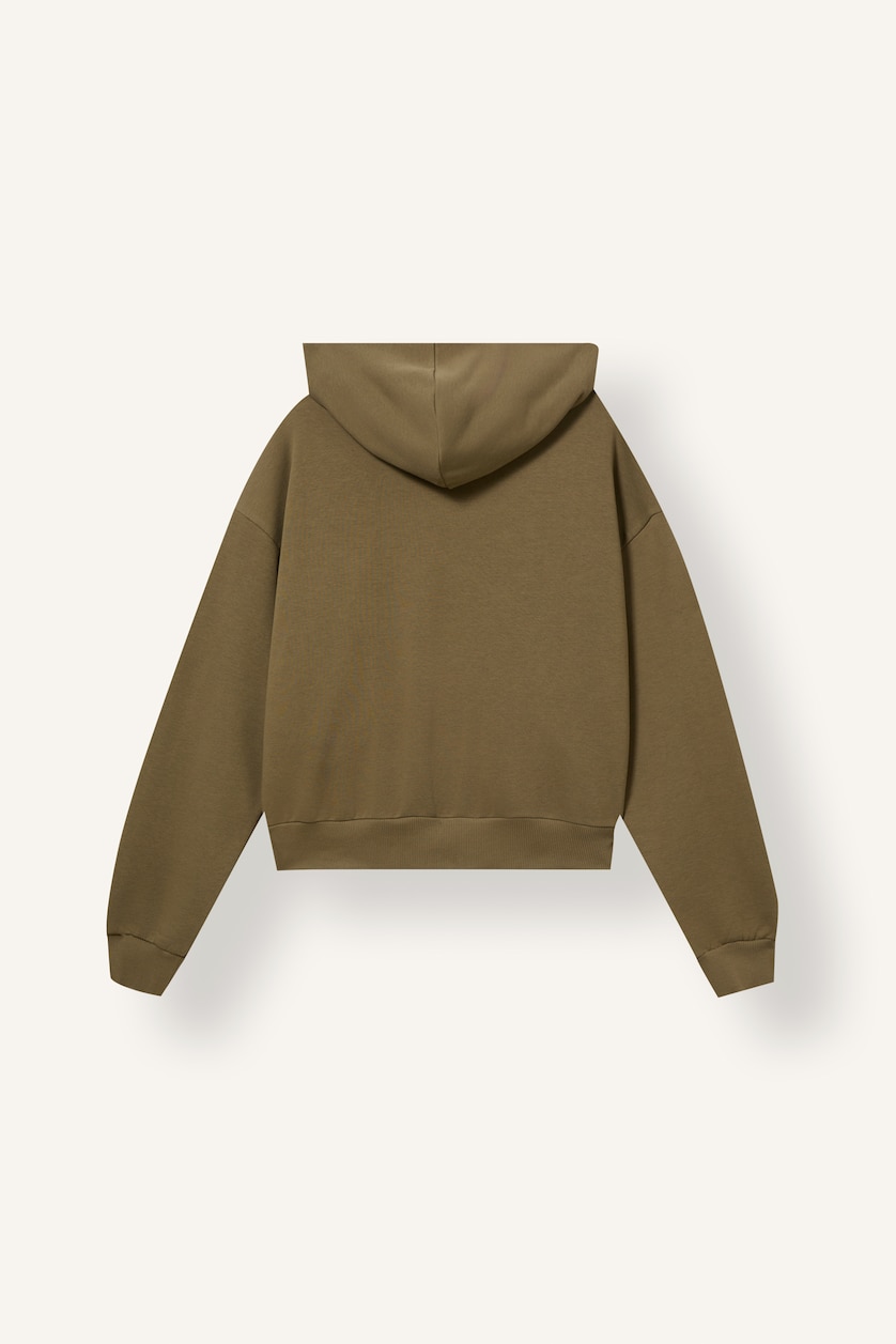 Women Khaki Loose Fit Cardigan