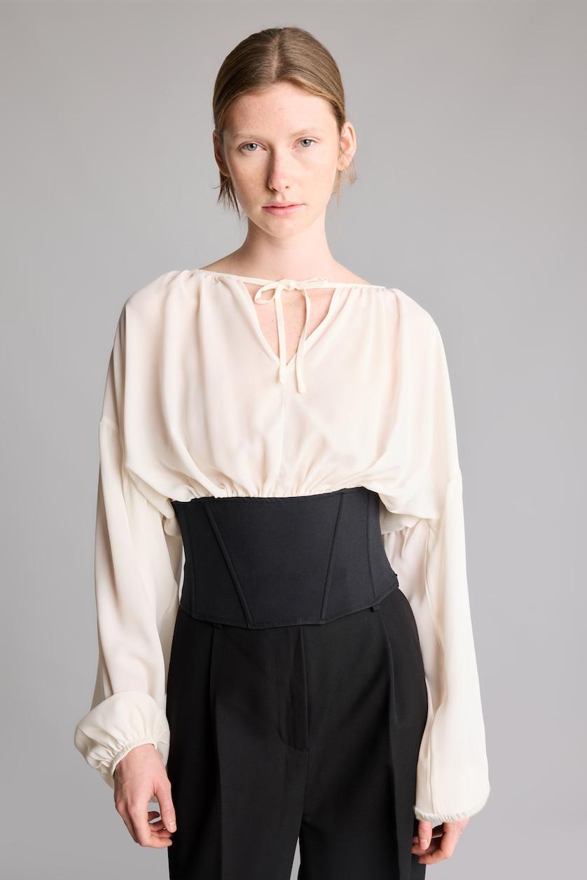 Women Ecru Crepe