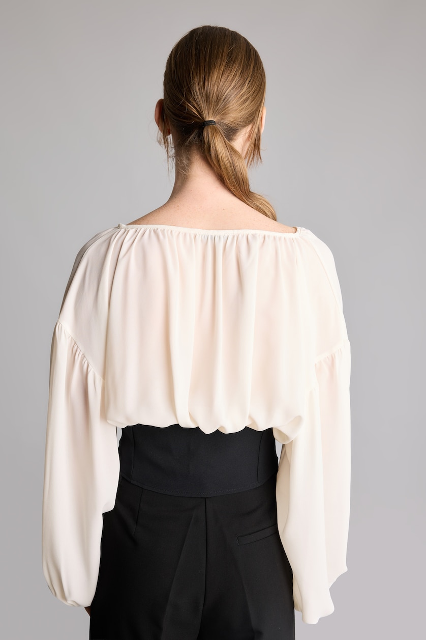 Women Ecru Crepe