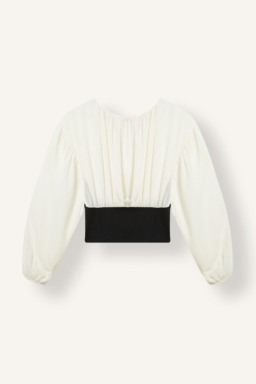 Women Ecru Crepe