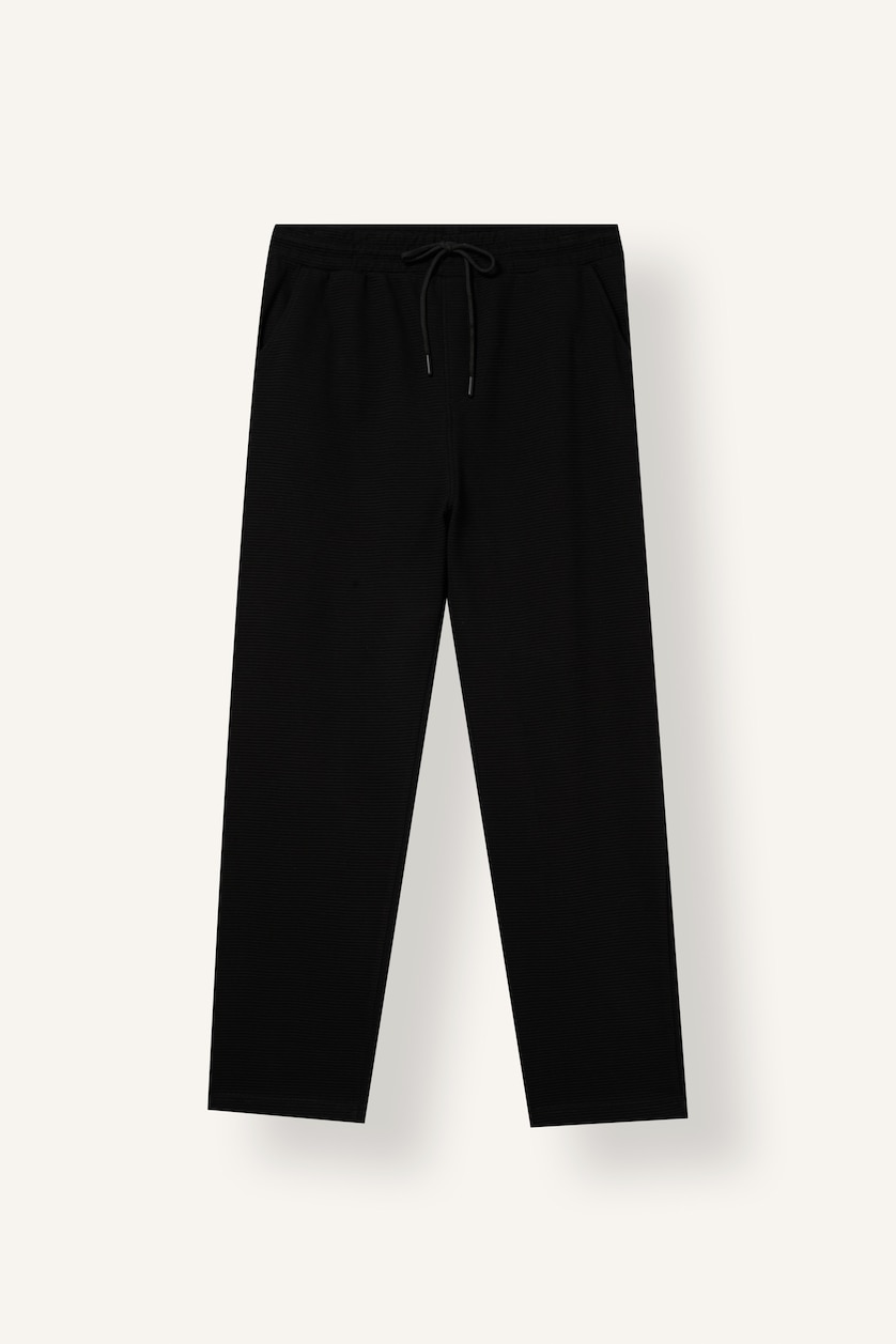 Men Black Regular Fit Trousers