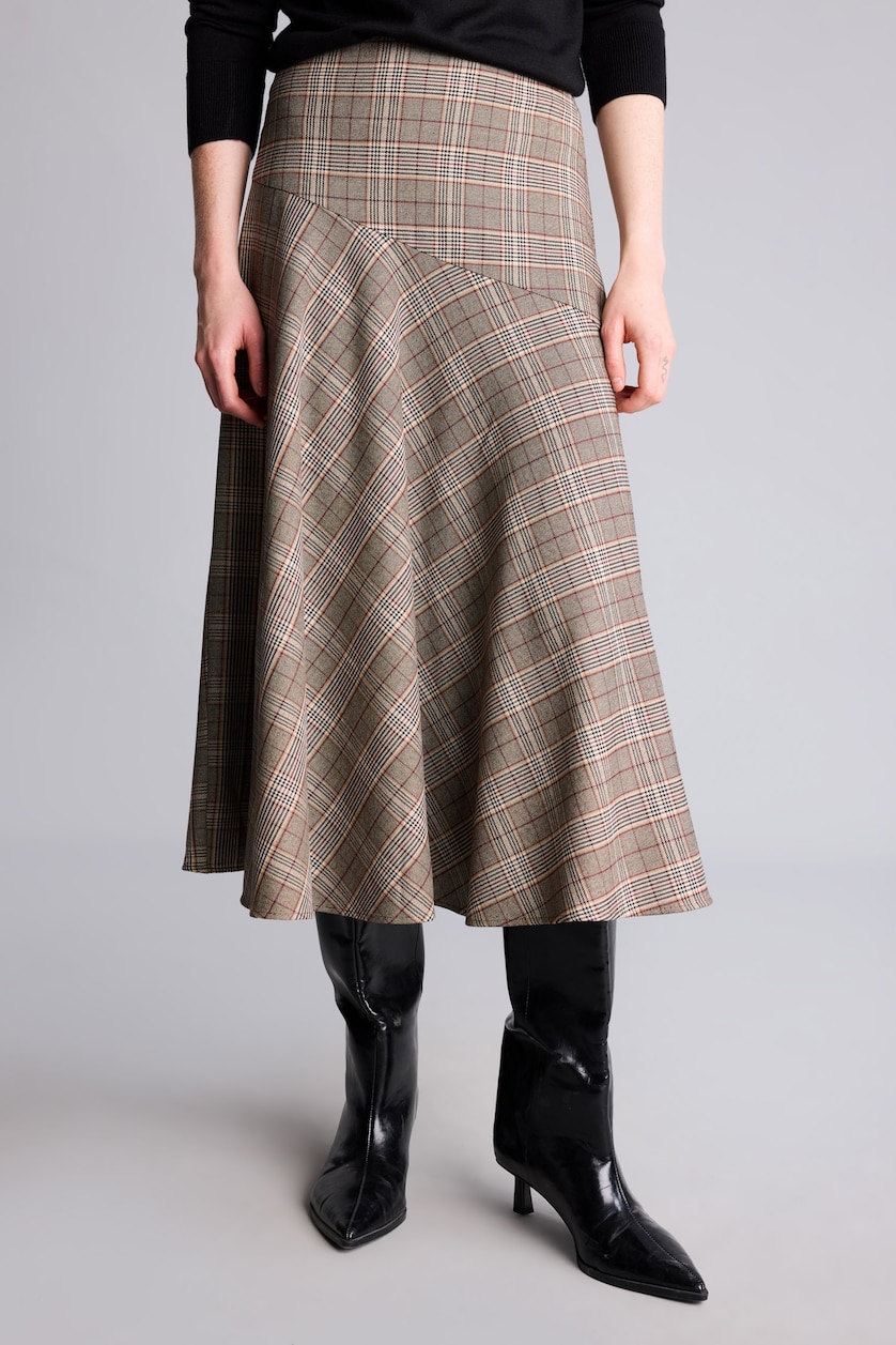 Women Brown A Line