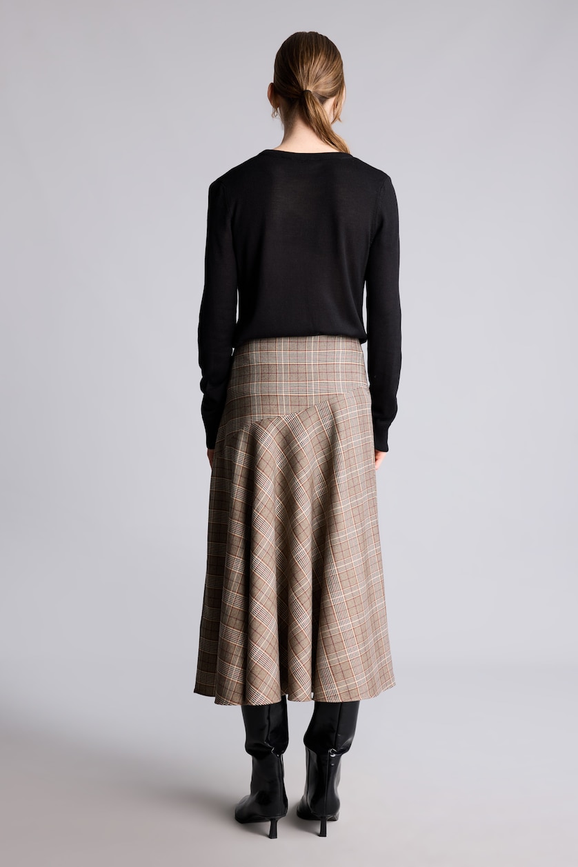 Women Brown A Line