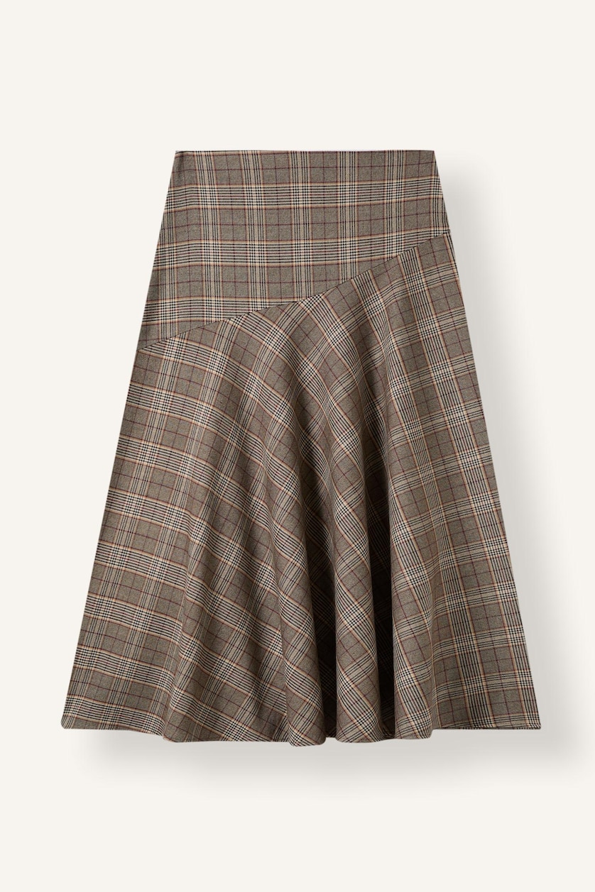 Women Brown A Line