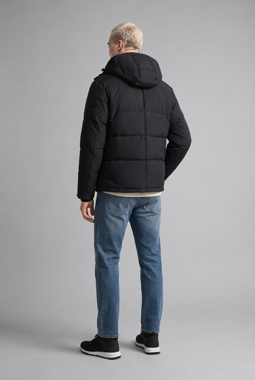 Erkek Koyu Yeşil Straight Fıt Jean
