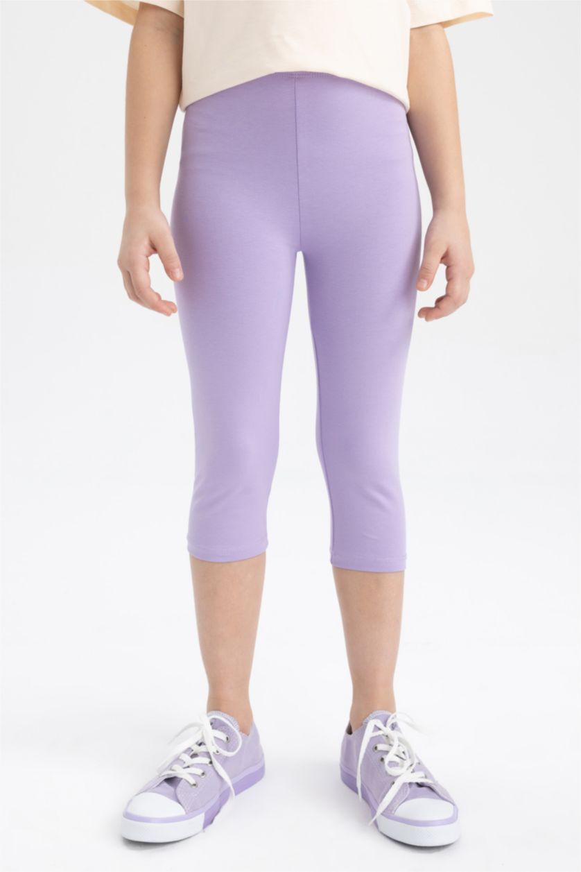 بنات أرجواني ستريج بناتي طول الكاحل