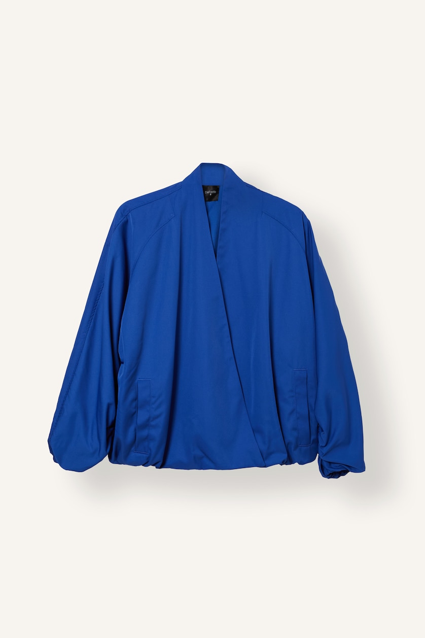 Women Sax Wrap Puffer Jacket