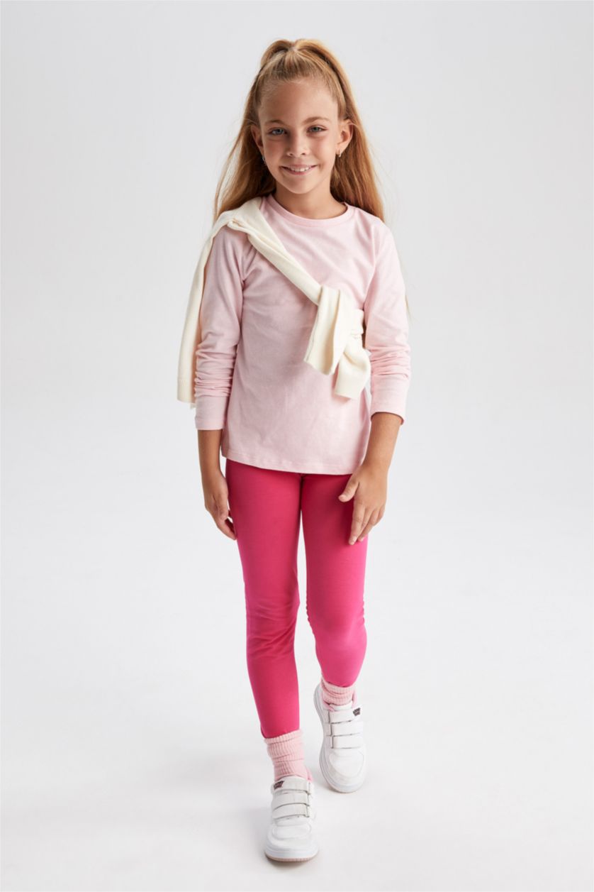 GIRLS & TEENS Pink Girl Leggings