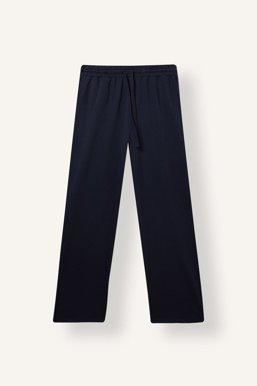 Men NAVY Relax Fit Knitted Bottoms