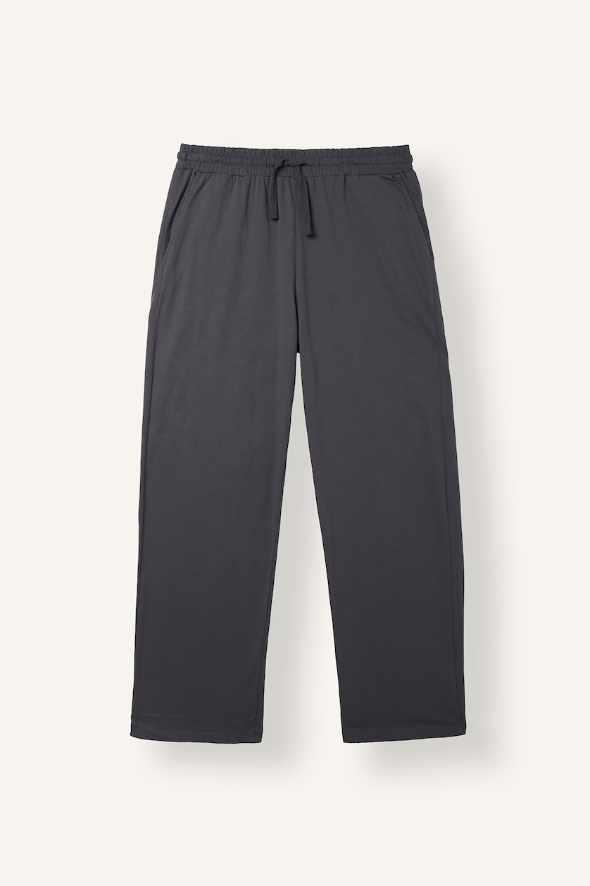 Erkek Antrasit %100 Pamuk Baskılı Regular Fit 2'li Pijama Takımı