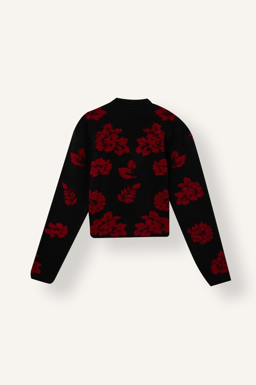نساء أسود Oversize Fit Cardigan