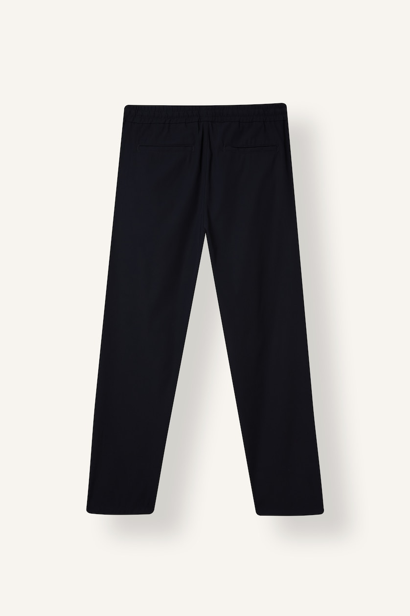 Erkek Lacivert Standart Fit Düz Paça Jogger