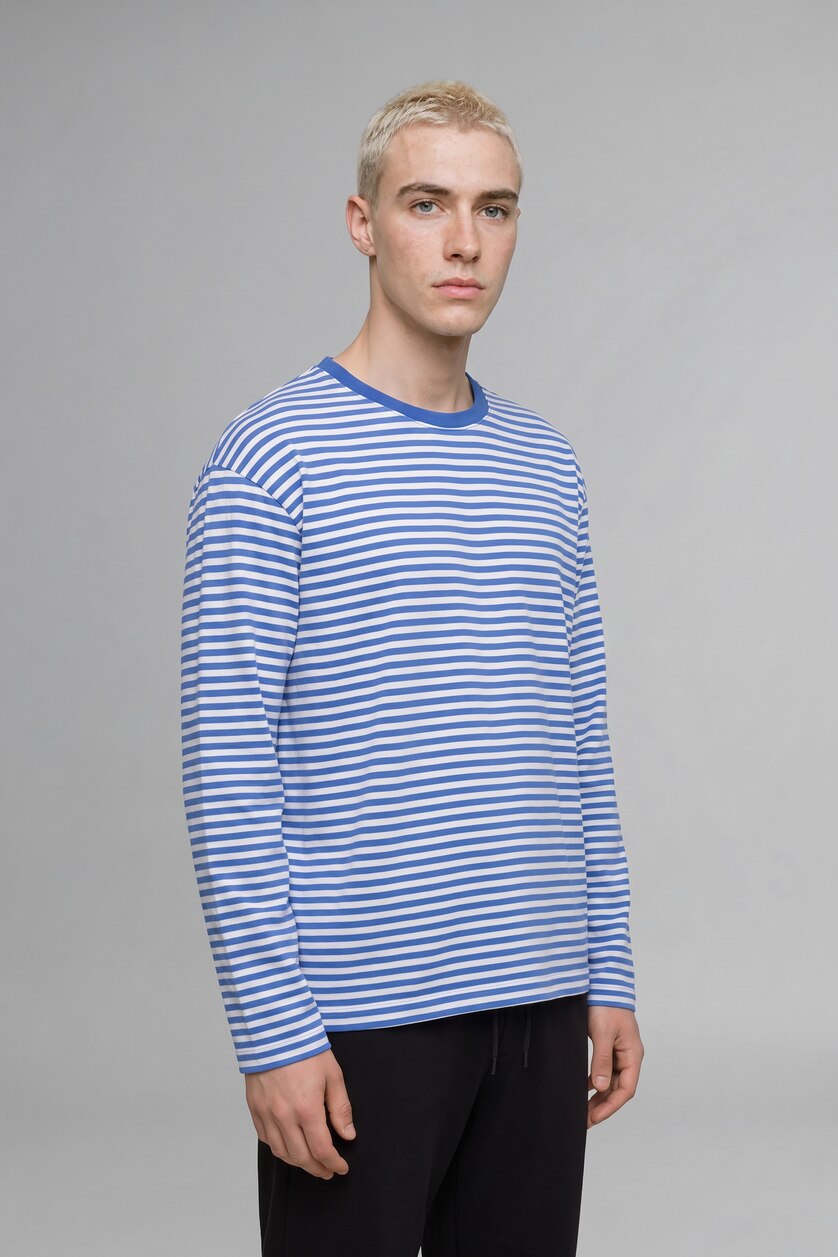 Men Sax Boxy Fit Long Sleeve T-Shirt