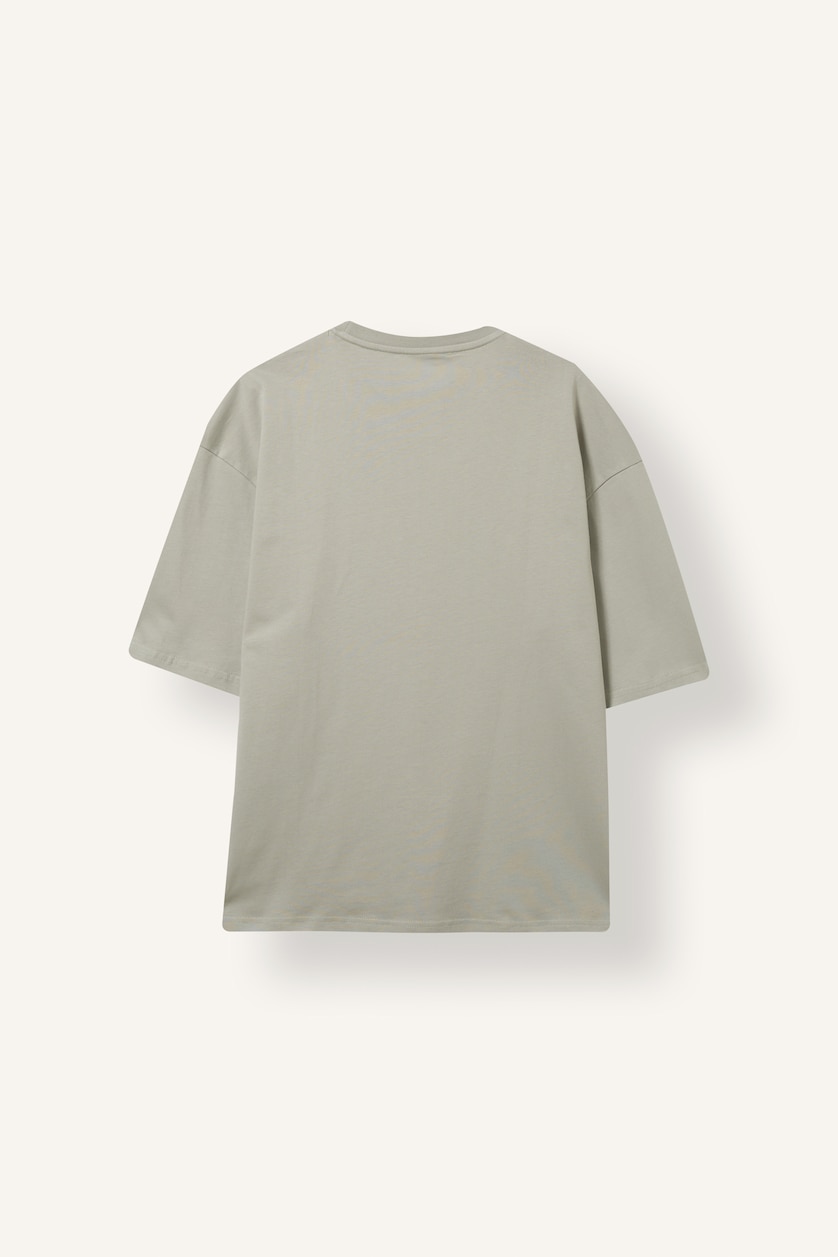 رجال رمادي Boxy Fit Short Sleeve T-Shirt