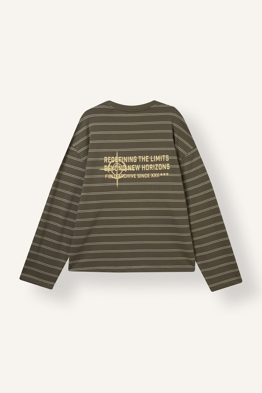 Men Olive Boxy Fit Sweatshirt