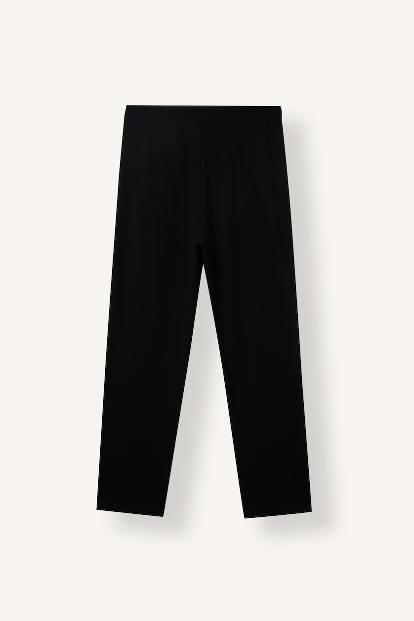 Men Black Standard Fit modal Jogger