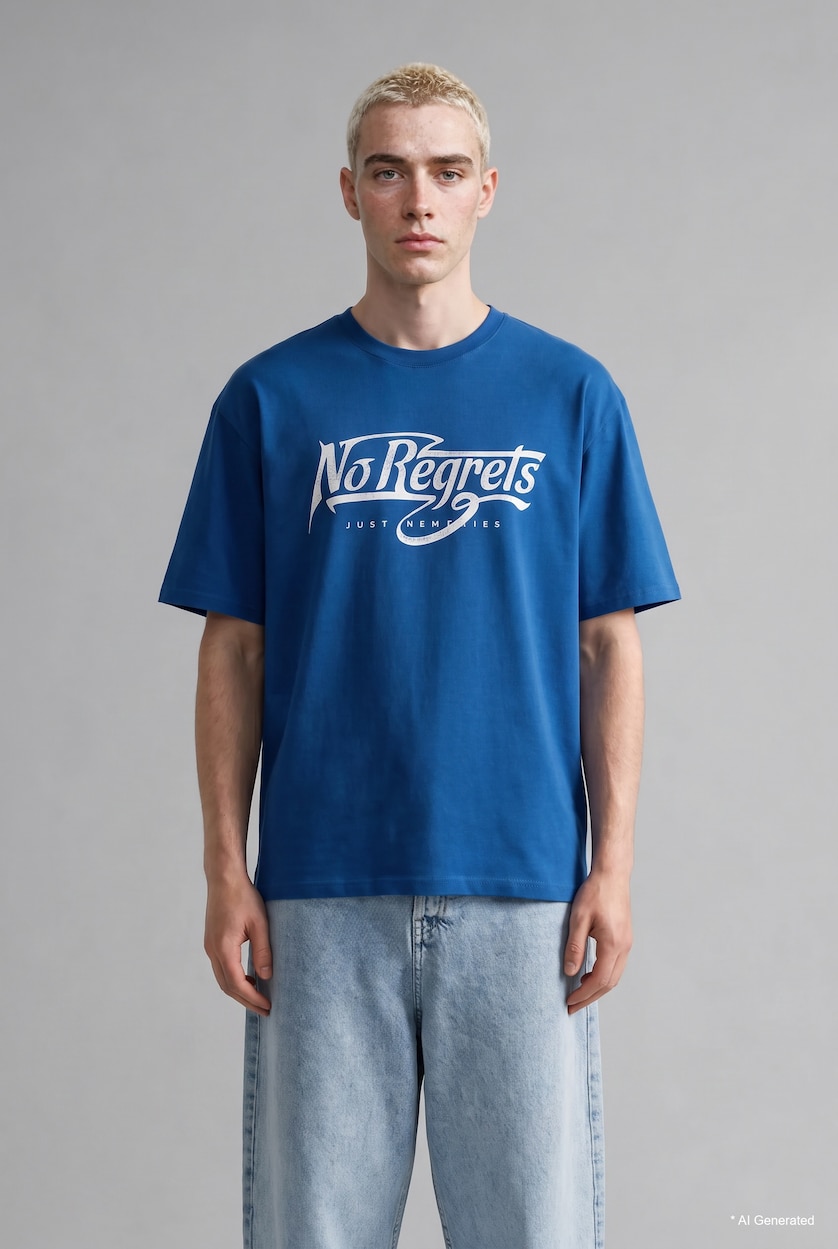 Men Royal Boxy Fit Short Sleeve T-Shirt