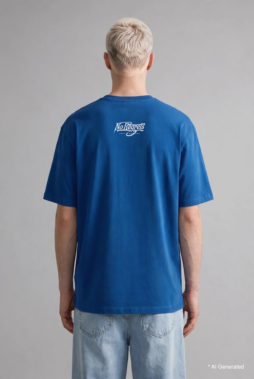 Men Royal Boxy Fit Short Sleeve T-Shirt