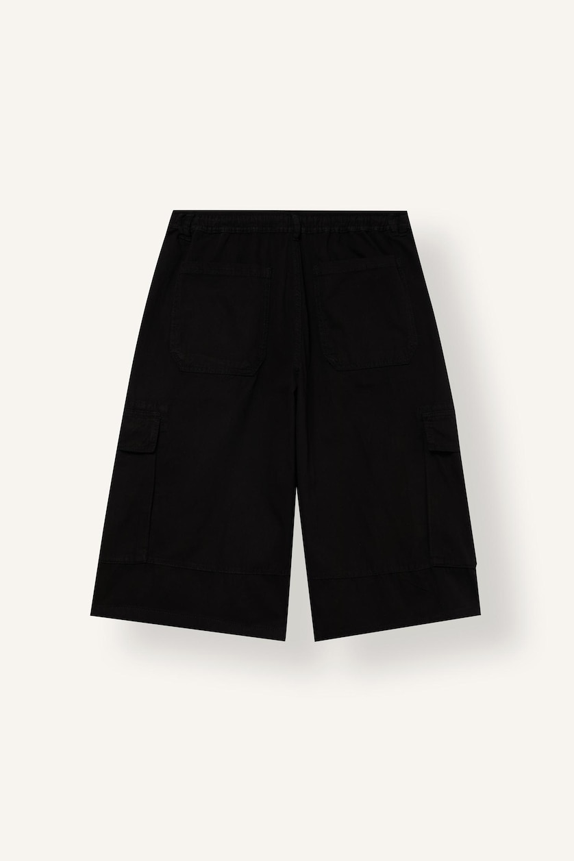 Woman Black Gabardine
