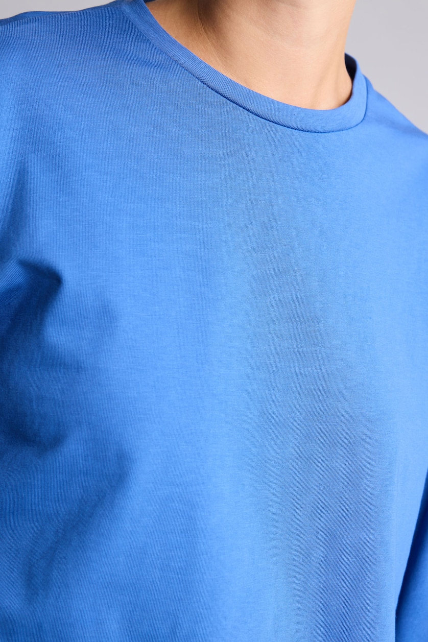 Women Blue Long Sleeve Tunic