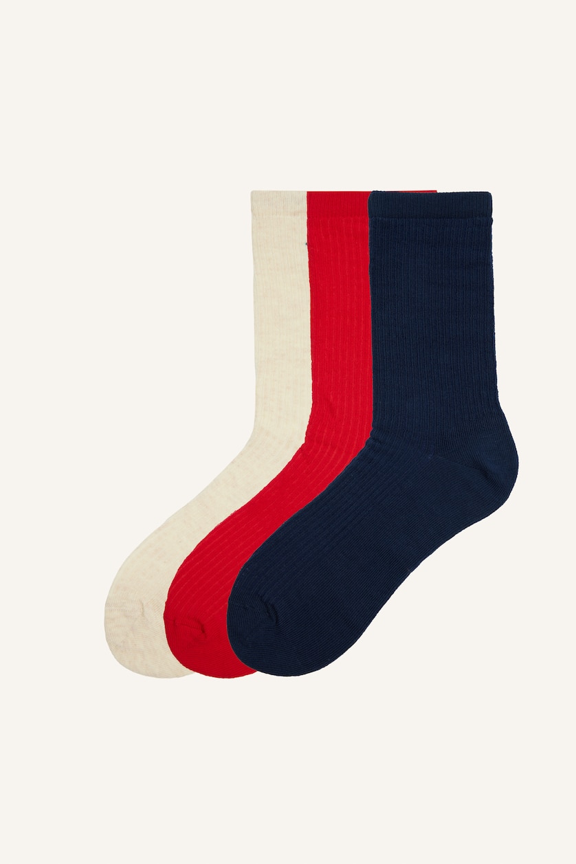 Women Karma 3 piece Cotton Long sock