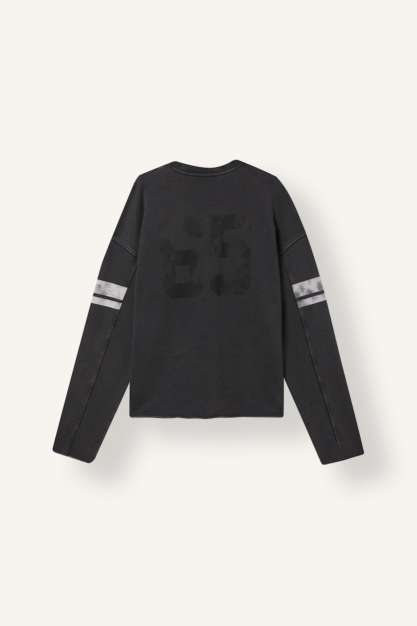 Men Anthracite Boxy Fit Sweatshirt