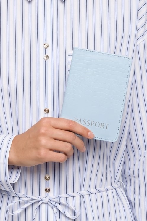 Women Blue Woman Faux Leather Wallets