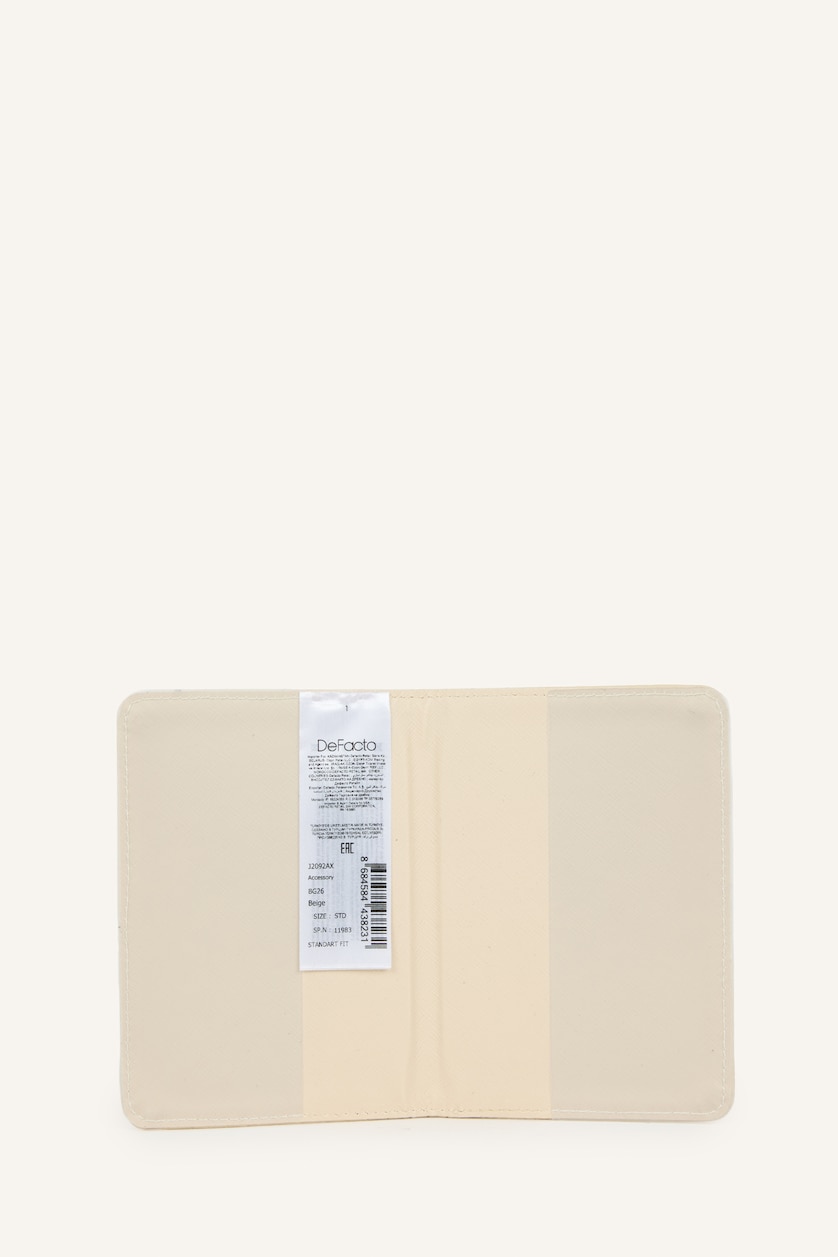 Women Beige Woman Faux Leather Wallets