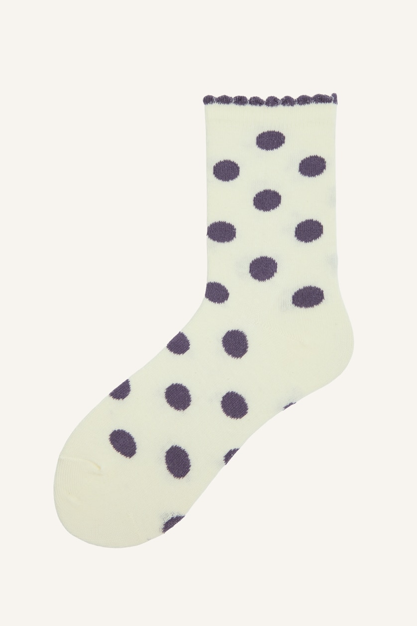 Young Girls - Teen Girls Purple Girl Socks