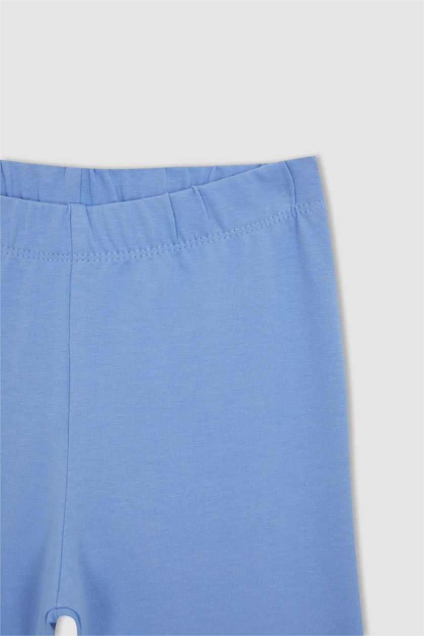 GIRLS & TEENS Blue Girl Short Length Leggings