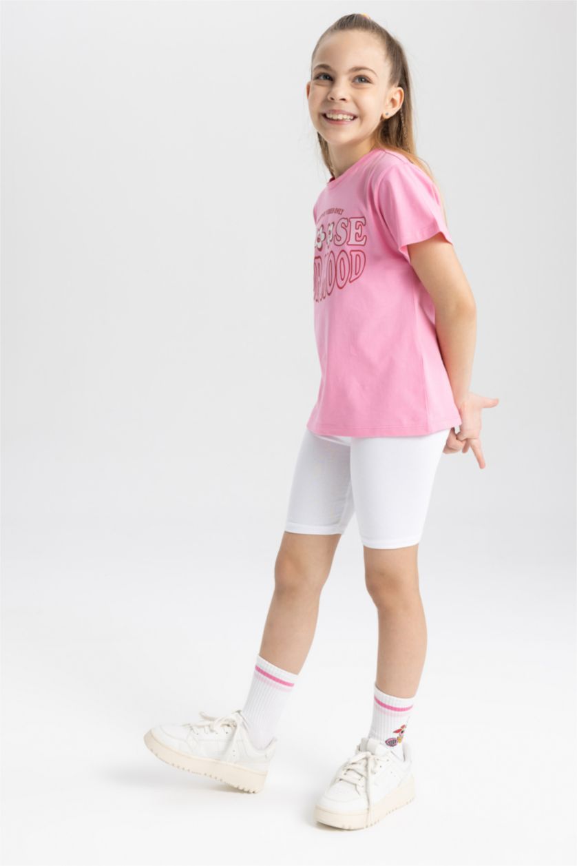 GIRLS & TEENS White Girls' Short Length Leggings