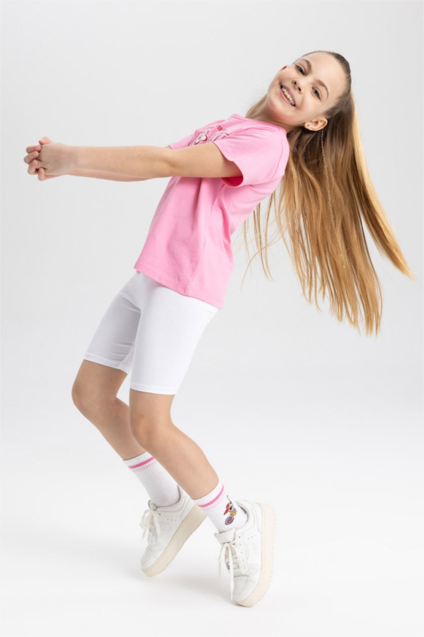 GIRLS & TEENS White Girls' Short Length Leggings