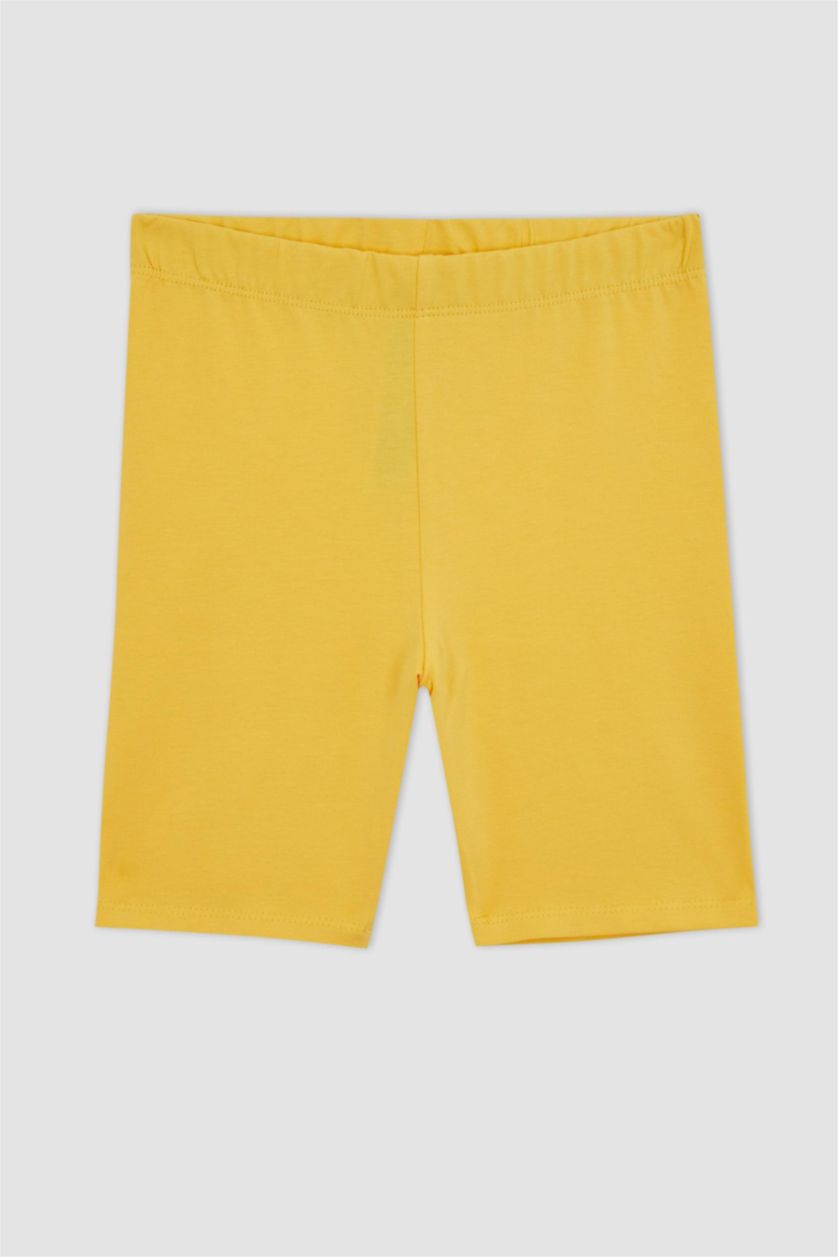 GIRLS & TEENS Yellow Girl Short Length Leggings