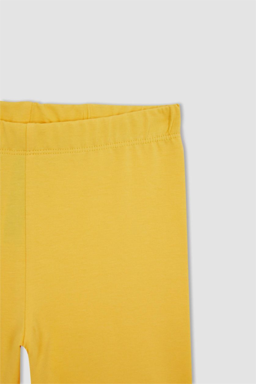 GIRLS & TEENS Yellow Girl Short Length Leggings
