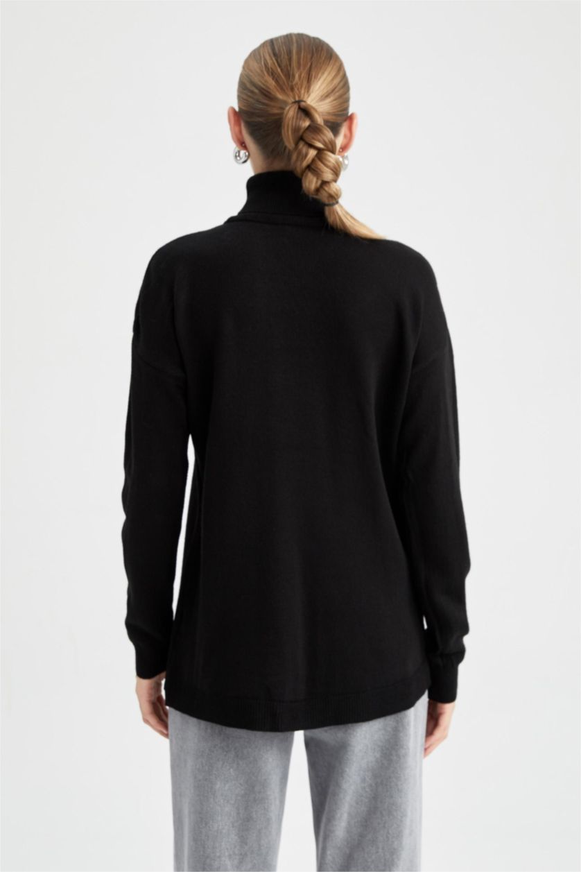 WOMAN Black Regular Fit Tunic