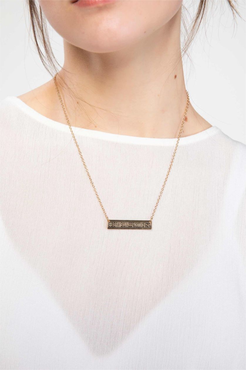 نساء Altın قلادة سلسلة رقيقة