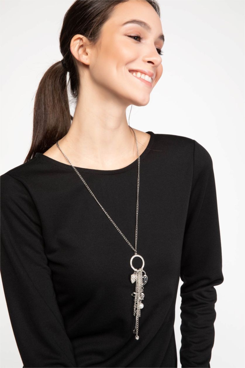 FEMME Gümüş Collier Tendance