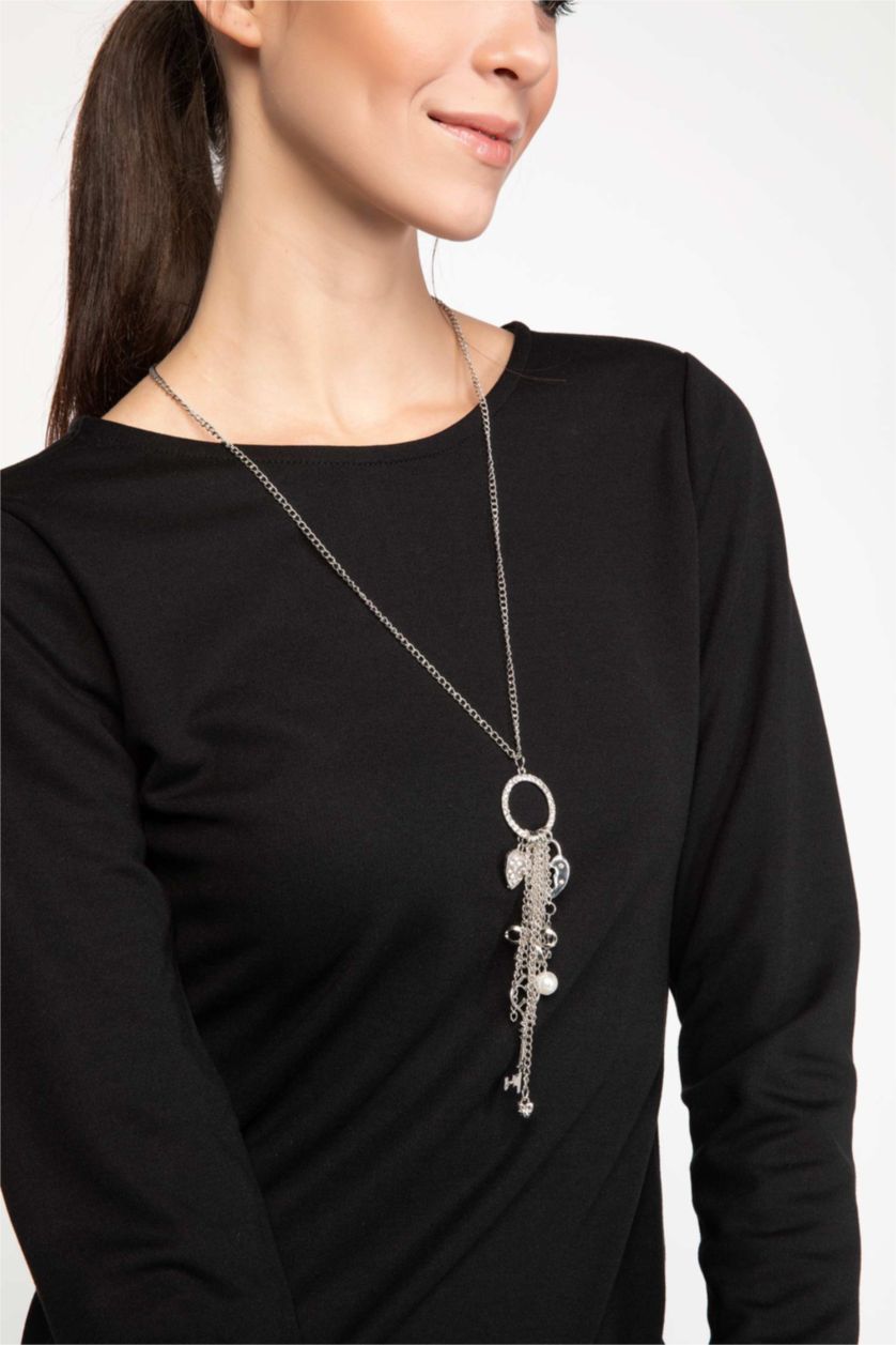FEMME Gümüş Collier Tendance
