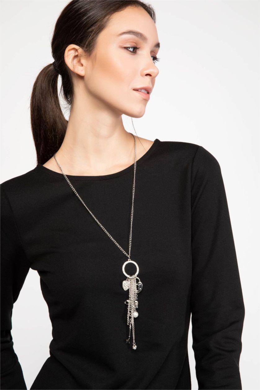 FEMME Gümüş Collier Tendance