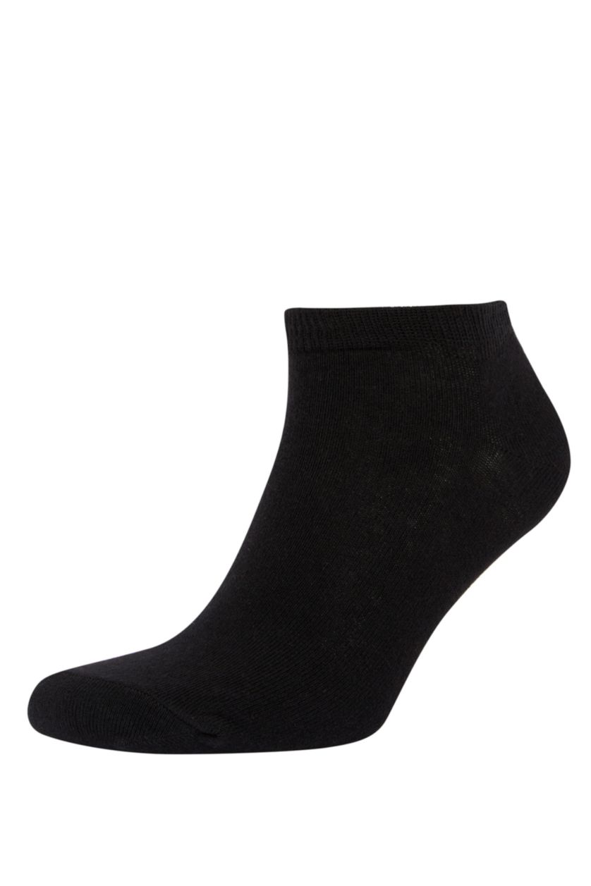 MAN Black Men's 5 Pack Booties Socks