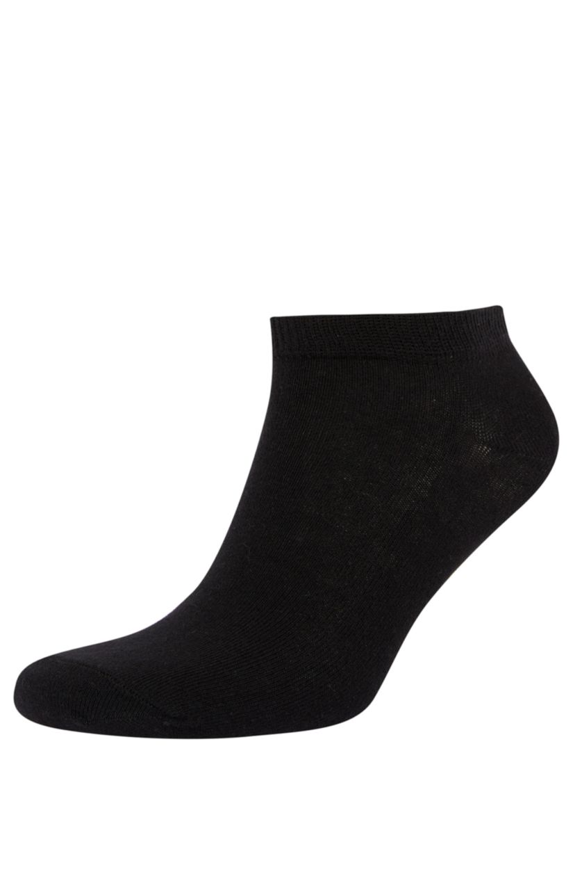 MAN Black Men's 5 Pack Booties Socks