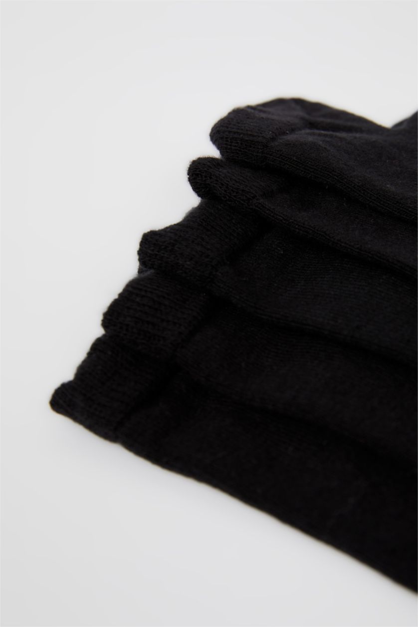 MAN Black Men's 5 Pack Booties Socks