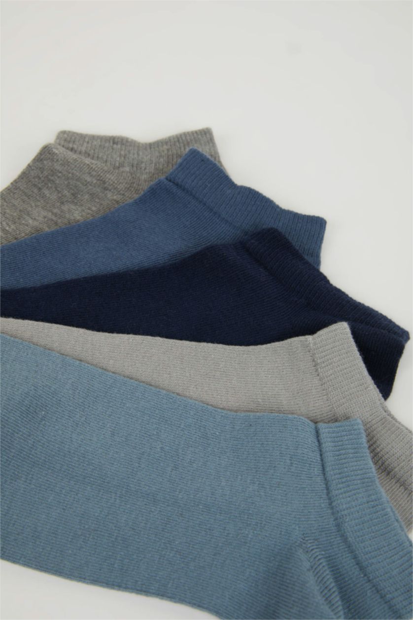 MAN NAVY Man 5 Piece Cotton Ankle Socks