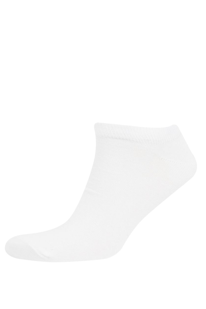 Man White Man 5 pack Cotton Booties Socks
