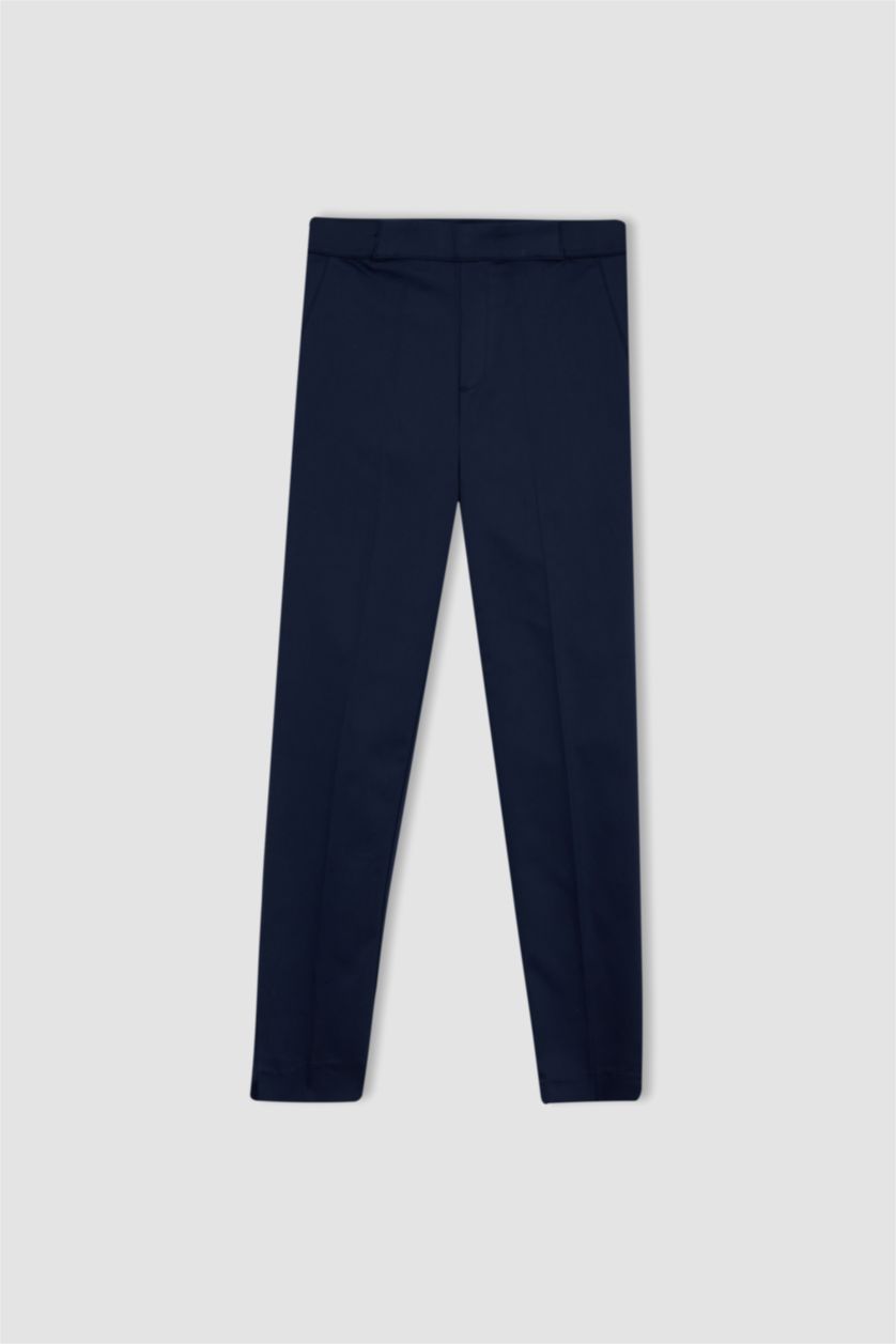 Женская Синий Брюки-сигареты Valentina прямого кроя