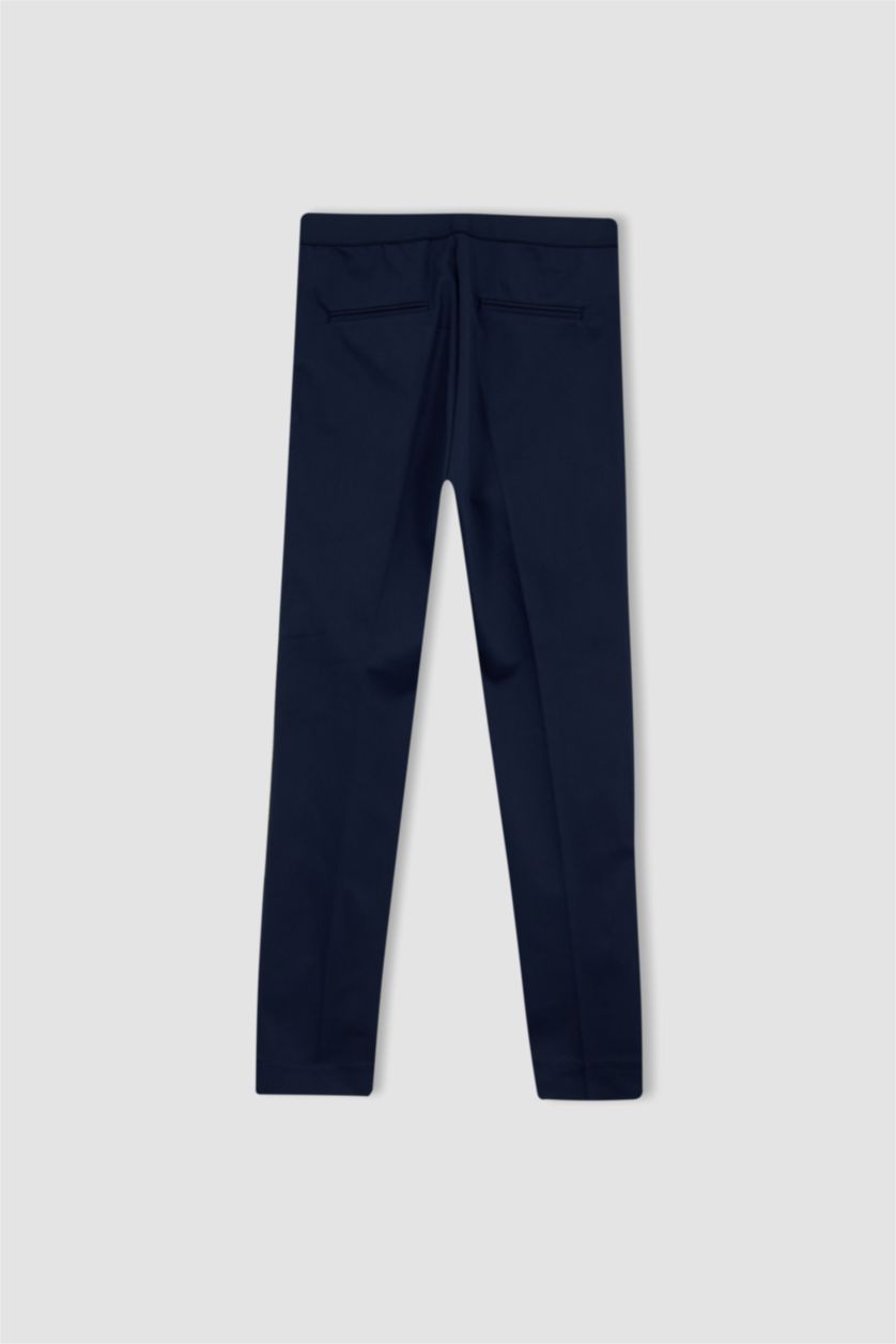 Женская Синий Брюки-сигареты Valentina прямого кроя